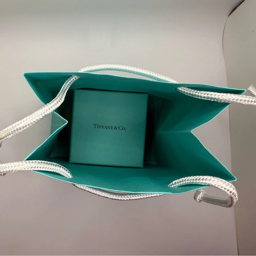 New! Tiffany & Co. signature blue bag and box